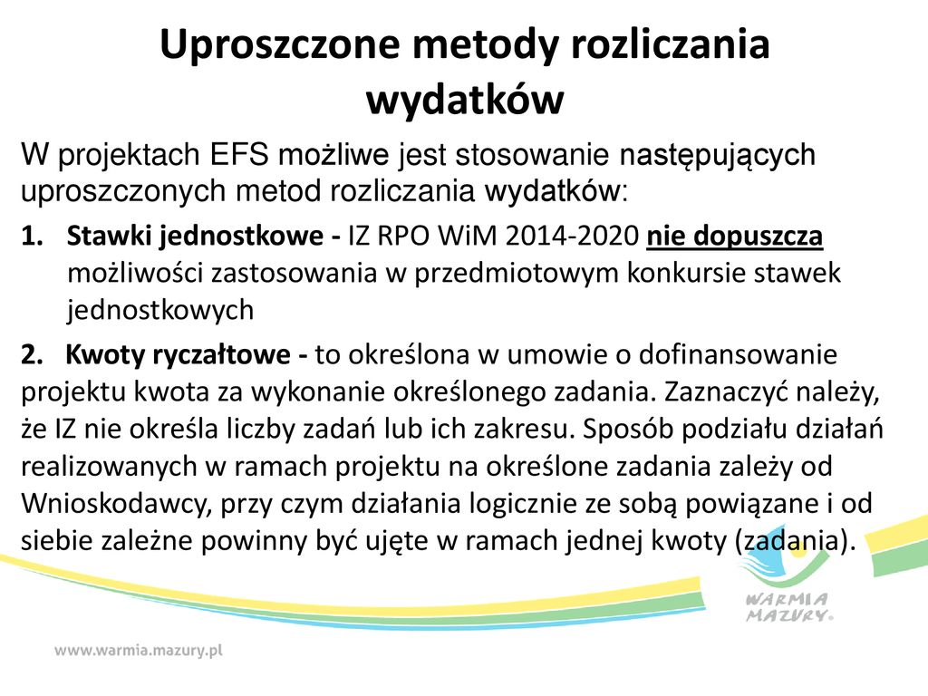 Warunki Finansowe Konkurs Nr RPWM IZ 18 Ppt Pobierz